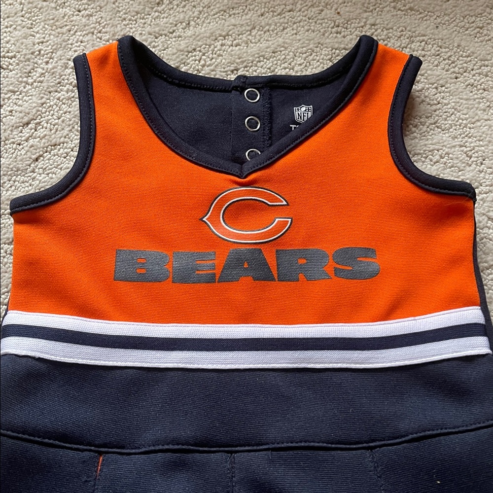 NFL Chicago Bears 2 piece  Cheerleader Dress - Size 12 month’s - Picture 2 of 6